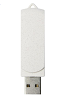 Rotate 16GB wheat straw USB flash drive -  Beige